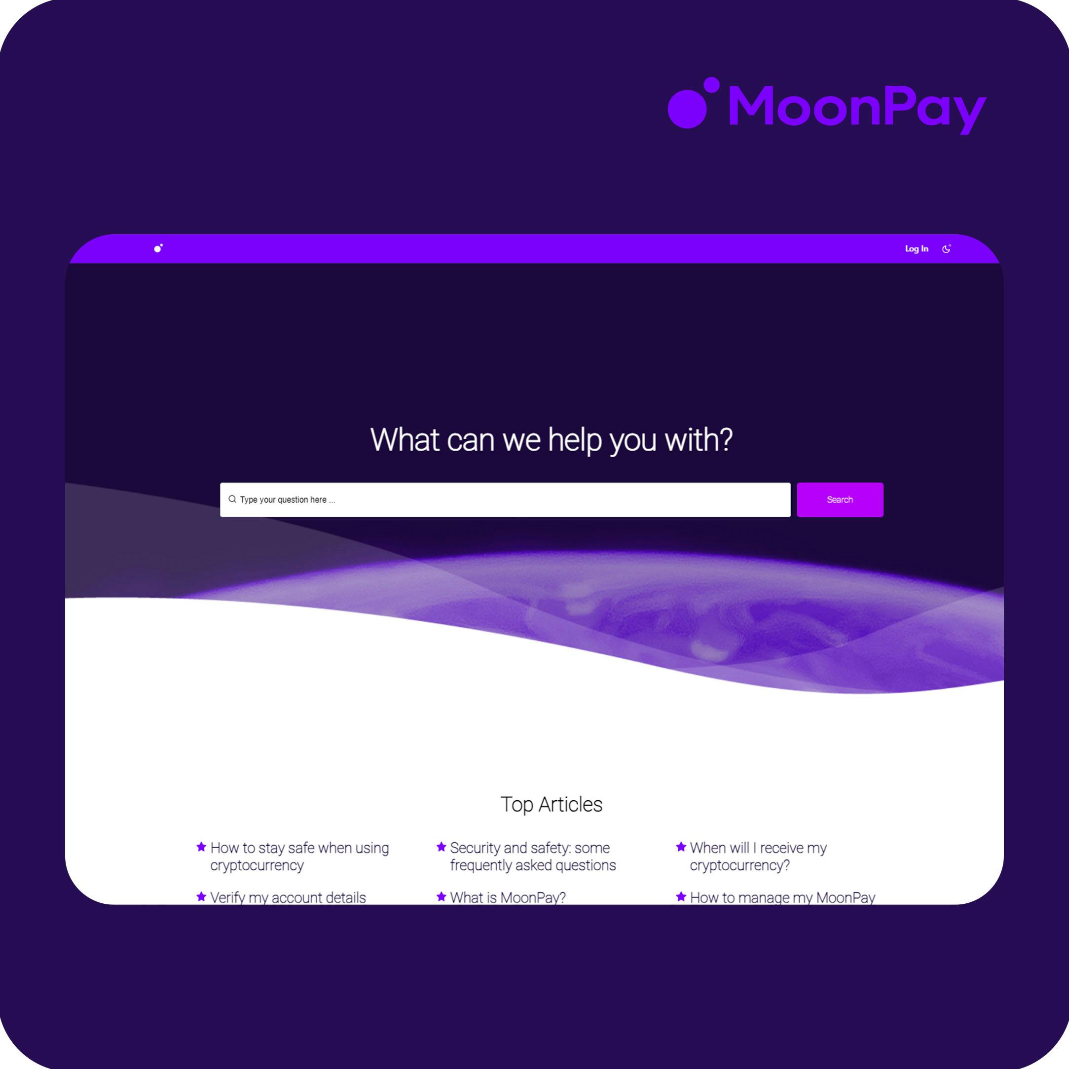 Moonpay portfolio